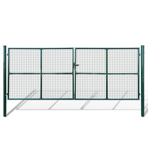 vidaXL Pleten&aacute; z&aacute;hradn&aacute; br&aacute;na 400x150 cm