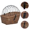 vidaXL K&ocirc;&scaron; na zadn&yacute; nosič bicykla s krytom 55x31x36 cm, pr&iacute;rodn&aacute; vŕba