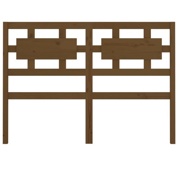 vidaXL Čelo postele medovo-hnedé 125,5x4x100 cm masívna borovica