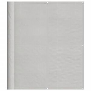 vidaXL Balk&oacute;nov&aacute; z&aacute;stena bledosiv&aacute; 120x800 cm 100% polyester oxford