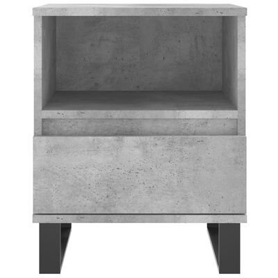 vidaXL Nočné stolíky 2 ks betónové sivé 40x35x50 cm kompozitné drevo