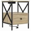 vidaXL Nočn&yacute; stol&iacute;k Sonoma dub 41,5 x 40,5 x 55 cm Kompozitn&eacute; drevo