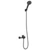 vidaXL S&uacute;prava sprchovej hlavice Čierna G 1 / 2 palca