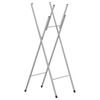 vidaXL Skladacie nohy na barov&yacute; st&ocirc;l, strieborn&eacute; 45x53x108 cm, oceľ
