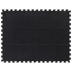 vidaXL Gumov&aacute; podlahov&aacute; dlaždica čierna 12 mm 90x120 cm