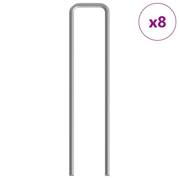 vidaXL Klietka pre kr&aacute;liky Strieborn&aacute; 200 x 100 x 210 cm