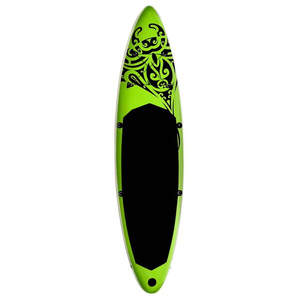 vidaXL Nafukovací Stand Up Paddleboard 320x76x15 cm zelený