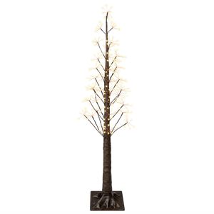 vidaXL Vianočn&yacute; stromček v tvare hviezdice Hned&aacute; 150 cm Plast 304 LED