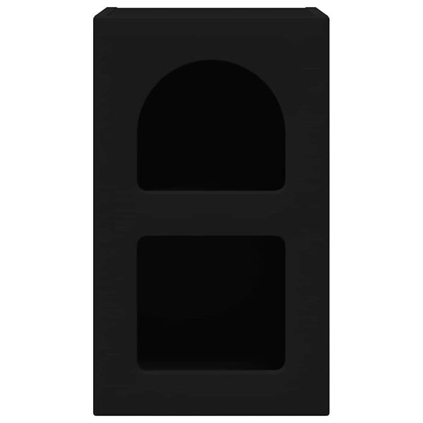 vidaXL Nočn&yacute; stol&iacute;k Čierna 29,5 x 33,5 x 50 cm Kompozitn&eacute; drevo