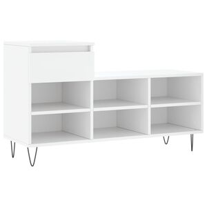 vidaXL Botn&iacute;k biely 102x36x60 cm spracovan&eacute; drevo
