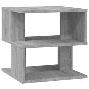 vidaXL Pr&iacute;ručn&yacute; stol&iacute;k siv&yacute; dub sonoma 40x40x40 cm spracovan&eacute; drevo