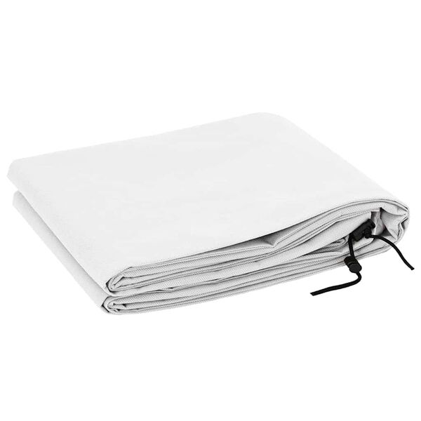 vidaXL Covers na fleece pre ochranu rastlín pred mrazom 5 pcs Biela