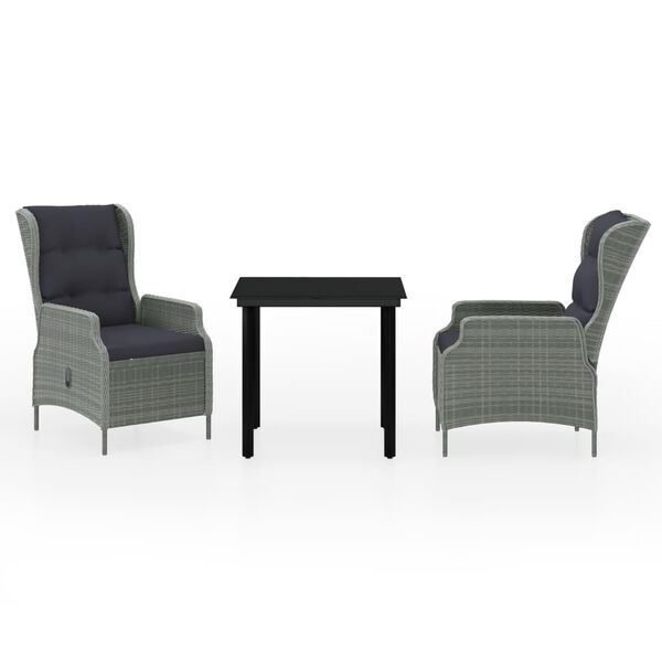 vidaXL 3-dielna z&aacute;hradn&aacute; jed&aacute;lensk&aacute; s&uacute;prava bledosiv&aacute;