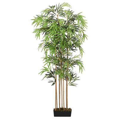 vidaXL Umelý bambusový strom 500 listov 80 cm zelený