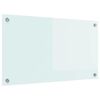 vidaXL Kuchynský backsplash Biela 70 x 40 cm tvrdené sklo
