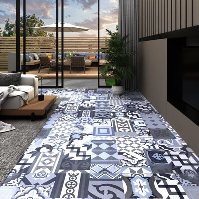 vidaXL Samolepiace podlahové dosky 20 ks PVC 1,86 m² farebný vzor