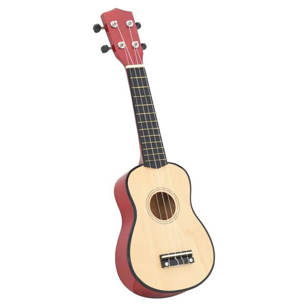 vidaXL Sopránové ukulele s taškou pre deti, prírodné 21"