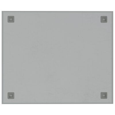 vidaXL Nástenná magnetická tabuľa biela 60x50 cm tvrdené sklo
