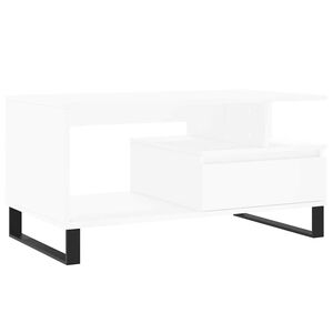 vidaXL Konferenčn&yacute; stol&iacute;k biely 90x49x45 cm spracovan&eacute; drevo