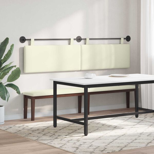 vidaXL Z&aacute;vesn&aacute; Čel&aacute; N&aacute;stenn&yacute; Kr&eacute;mov&aacute; 210 x 55 x 5 cm Kord&uacute;rov&aacute; tkanina