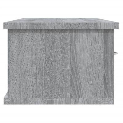 vidaXL Nástenná skrinka sivý dub sonoma 88x26x18,5 cm spracované drevo