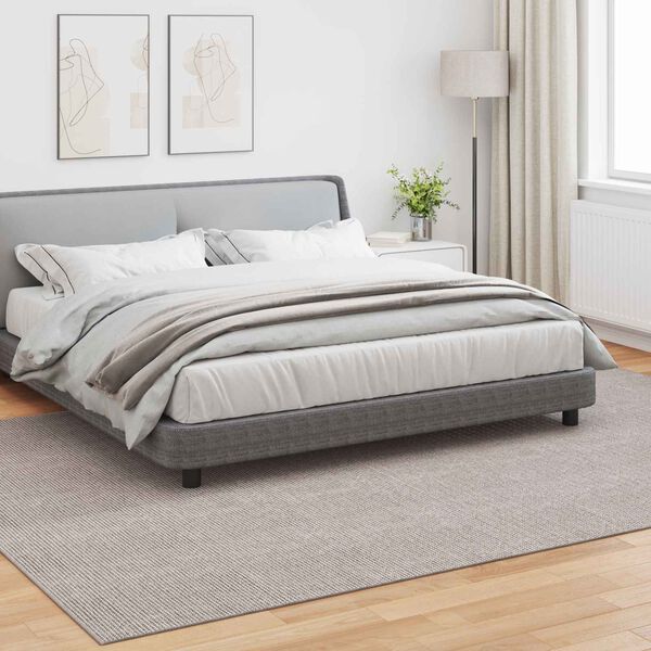 vidaXL Kusov&eacute; koberce Obdĺžnikov&yacute; Kr&eacute;mov&aacute; a taupe 280 x 200 cm