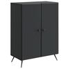 vidaXL Serv&iacute;rovacia skriňa Čierna 66 x 34,5 x 90 cm Kompozitn&eacute; drevo