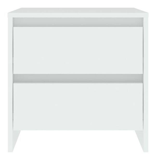 vidaXL Nočn&yacute; stol&iacute;k biely 45x34,5x44,5 cm drevotrieska