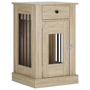 vidaXL N&aacute;bytok pre psa Dub sonoma 50 x 47,5 x 80 cm Kompozitn&eacute; drevo