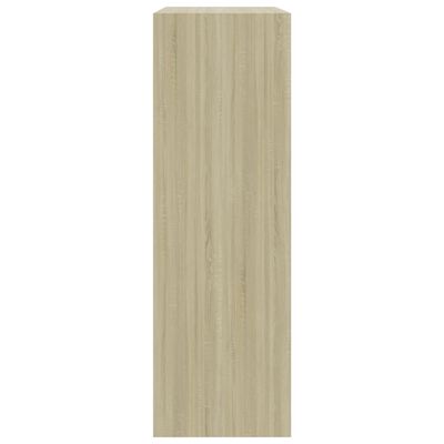 vidaXL Knižnica, dub sonoma 60x24x76 cm, kompozitné drevo