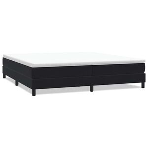vidaXL Box Spring Posteľ bez matraca Čierna 200x220 cm Zamat