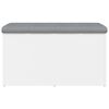 vidaXL Úložná lavica biela 82x42x45 cm, umelé drevo