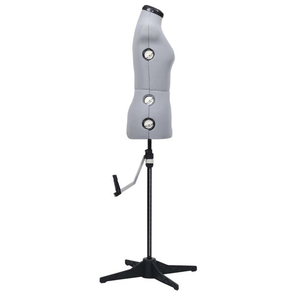 vidaXL Nastaviteľn&aacute; figur&iacute;na na &scaron;aty pre ženy siv&aacute; veľkosť S 33-40