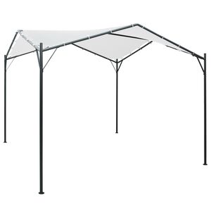 vidaXL Altánok 3x3x2,6 m, biely 180 g/m²