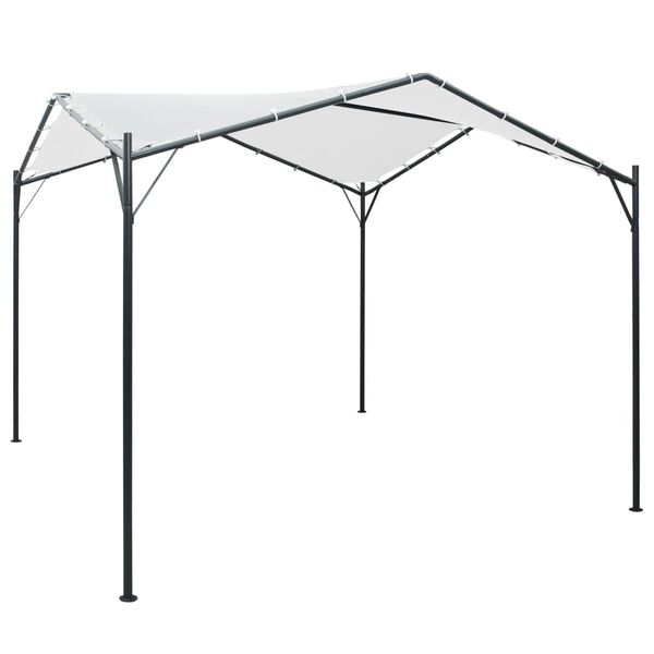 vidaXL Altánok 3x3x2,6 m, biely 180 g/m²