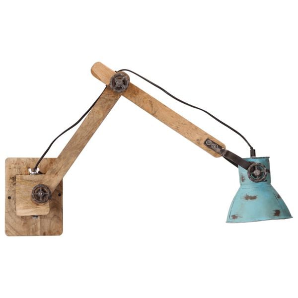 vidaXL N&aacute;stenn&aacute; lampa 25 W &scaron;muhovan&aacute; modr&aacute; 96x15x20 cm E27