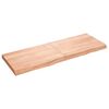vidaXL K&uacute;peľňov&aacute; doska bledohned&aacute; 140x50x(2-6) cm o&scaron;etren&yacute; mas&iacute;v