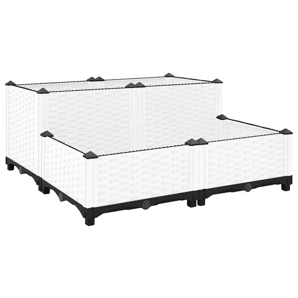 vidaXL Vyv&yacute;&scaron;en&yacute; z&aacute;hon 80x80x38 cm polypropyl&eacute;n