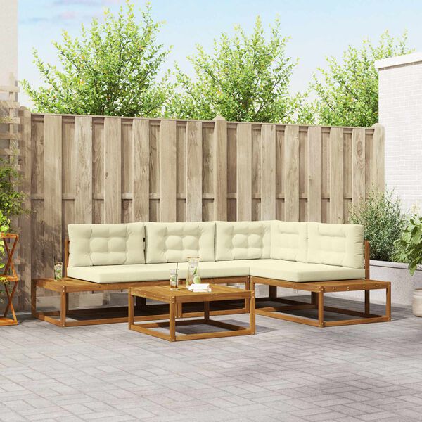 vidaXL Z&aacute;hradn&aacute; s&uacute;prava gaučov 5 Kus Pr&iacute;rodn&aacute; a kr&eacute;mov&aacute;