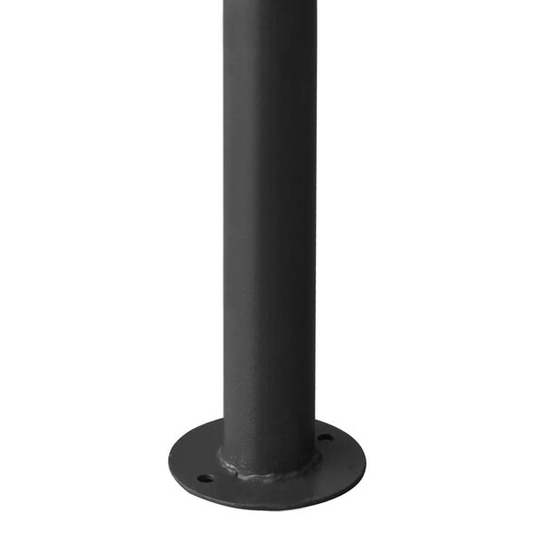 vidaXL Altánok so šikmou strechou 400x400x270 cm, antracitový 180 g/m²