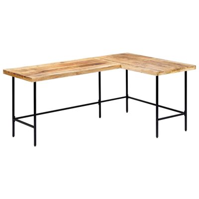 vidaXL Písací stôl 180x120x76 cm, mangový masív