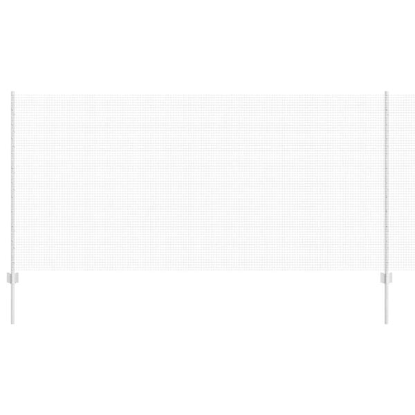 vidaXL Plot s podperou Strieborn&aacute; 1,2 x 50 m Oceľ