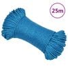vidaXL Pracovn&eacute; lano modr&eacute; 3 mm 25 m polypropyl&eacute;n