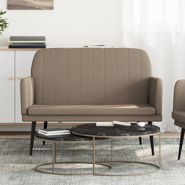 vidaXL Lavička kapuč&iacute;nov&aacute; 107x80x81 cm umel&aacute; koža