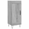 vidaXL Komoda siv&yacute; dub sonoma 34,5x34x90 cm spracovan&eacute; drevo