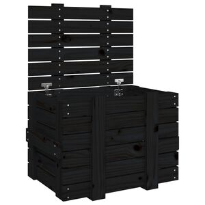 vidaXL &Uacute;ložn&yacute; box čierny 58x40,5x42 cm mas&iacute;vna borovica