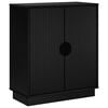 vidaXL Serv&iacute;rovacia skriňa VENRAY Čierna 66 x 33 x 77,5 cm