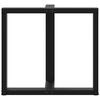 vidaXL Nohy k jedálenskému stolu v tvare T, 2 ks, čierne, 80x35x(72-73) cm, oceľ