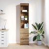 vidaXL Highboard Artisan Oak 37,5x35x180 cm Engineered Wood