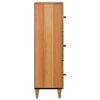 vidaXL Highboard Pr&iacute;rodn&aacute; 40 x 33 x 110 cm Mas&iacute;vne mango drevo